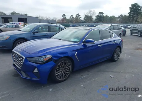2021 Genesis G70 2.0T Rwd z USA, uszkodzony, nr VIN KMTG34LA4MU074216